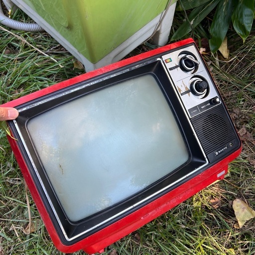 サンヨーレトロなTV (ジュニ) 富良野のテレビ《ブラウン管テレビ》の