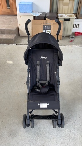 ◎○ 《美品》jeep B型ベビーカースポーツリミテッド黒○◎ (ホシノ