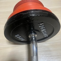 46kgEZバーベル＋リーディングエッジフラットベンチセット！の画像