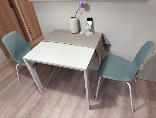 無料 / 自宅引き取り限定】IKEA ダイニングテーブル1点＆チェア2脚