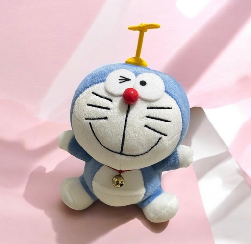非売品 昭和レトロ NTT ドラえもん ぬいぐるみ電報（タケコプター