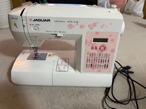 JAGUAR ジャガー コンピューターミシン KC-200 付属品あり (MosharifaR JAGUAR ジャガー コンピューターミシン KC-200 付属品あり (MosharifaR