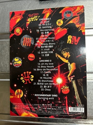 B'z 稲葉浩志en2.3.4 LIVE DVD3枚セット (M.m) 儀保のDVD/ブルーレイ