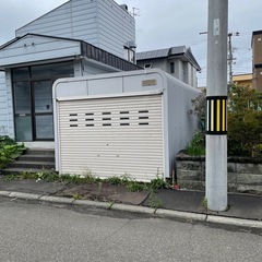 10月5日千歳市で車庫の組立！