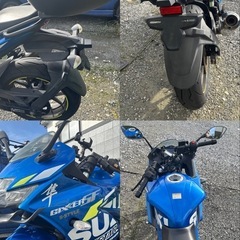 ジクサーSF250 ABS ヨシムラ 大型リアボックス付き ECSTARカラーの画像