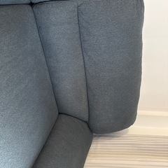 ニトリ　布張り　カウチソファの画像
