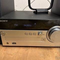 SONY ソニー マルチオーディオコンポ HCD-SX7とスピーカーSS-SX7の画像