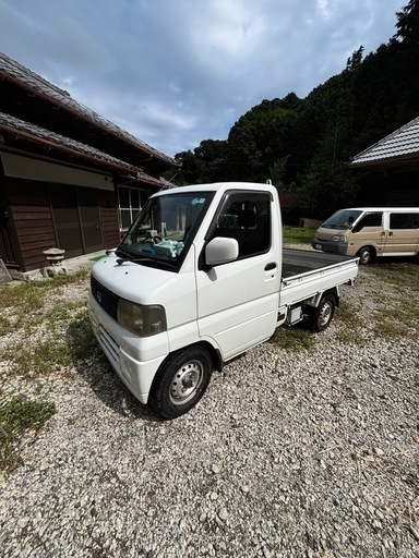 日産 クリッパートラック 18年式 AT 8万km 車検2年付き エアコン好調 車検27年7月】日産クリッパー軽トラ｜千葉県AT・エアコン修理済・前輪