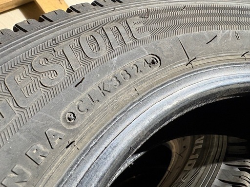 2024年製 BS VL10 145/80R12 80/78N LT 4本 スタッドレスタイヤ中古 軽