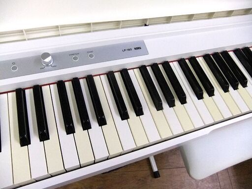 現状品 デジタルピアノ 電子ピアノ コルグ KORG LP-180 ホワイト 中古
