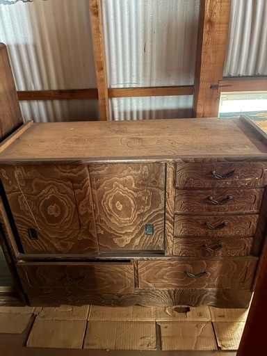 昭和レトロ茶箪笥 (yuki ) 北山形の家具の中古あげます・譲ります