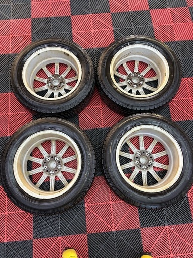 札幌発日産純正 17インチアルミホイール スタッドレスタイヤ4本セット