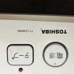 【あげます】ジャンク品 TOSHIBA TY-CDW990 ラジカセの画像