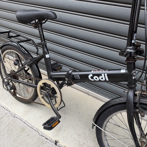 20インチ 自転車ブラック (はち) 本所吾妻橋の折りたたみ自転車の中古