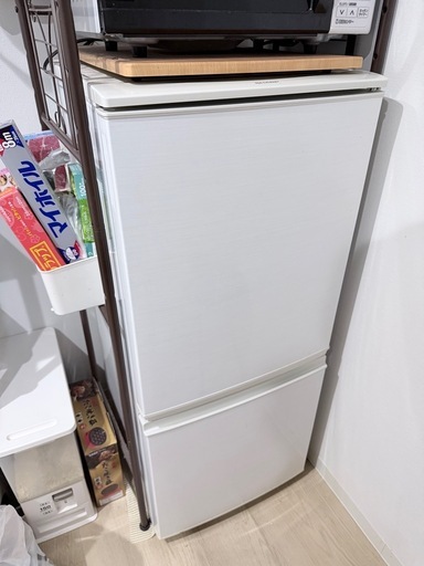 シャープノンフロン冷凍冷蔵庫 種 類 冷凍冷蔵厙 SHARP JET SJ-D14C-W
