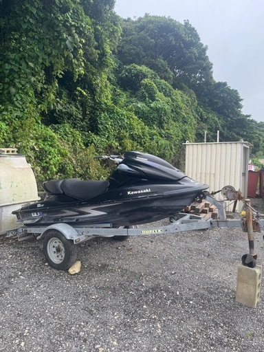 カワサキ　STX15f トレーラー付き ジェットスキーカワサキSTX-15F トレーラー込み (shuu) 奥武山公園の