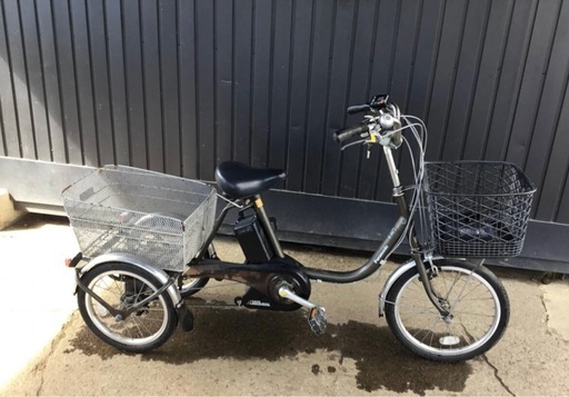 A-744△ v 岐阜発/パナソニック電動アシスト三輪自転車/スイングあり/3