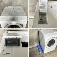 1253 ⭐️格安⭐️パナソニック ドラム式洗濯機 11キロ 乾燥6キロ 左開き 極美品 ⭐️送料設置運搬無料⭐️ 保証付きの画像