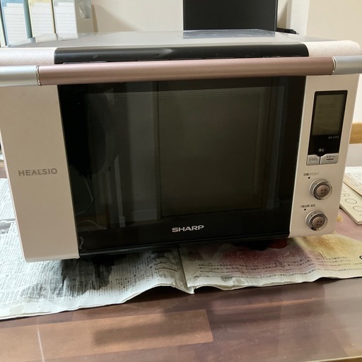 SHARP HEALSIO ウォーターオーブン AX-HT4-C 2007年製 ジャンク】SHARP ヘルシオ AX-HT4 ウォーターオーブン レンジ故障 (ふ