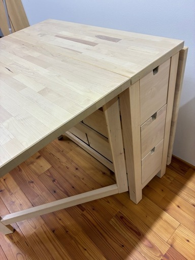 IKEA norden 伸長テーブルバタフライテーブル (o so) 蹴上のテーブル