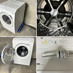 1253 ⭐️最安値⭐️パナソニック ドラム式洗濯機 11キロ 乾燥6キロ 左開き 極美品 ⭐️送料設置運搬無料⭐️ 保証付きの画像