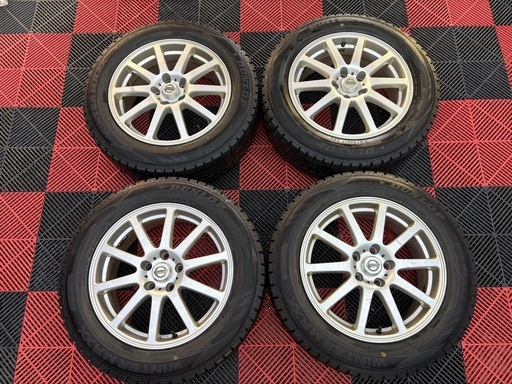 札幌発日産純正 17インチアルミホイール スタッドレスタイヤ4本セット