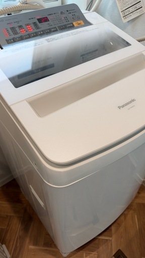パナソニック NA-FW80S3 2017年製 8kg縦型洗濯乾燥機 nanoe除菌