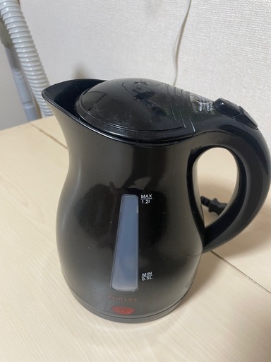 ワンプッシュオープン 電気ケトル 1.2L (江) 弥富のキッチン家電