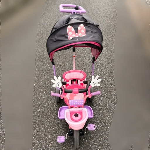 アイデスカーゴ サンシェード 三輪車 ides アイデスカーゴサンシェード ミニーマウス 三輪車 (ひろ) 緑が丘