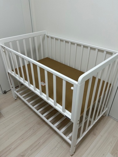 ヤトミ】ベビーベッド 120×70cm＋団わた敷布団セット (とさ) てだこ