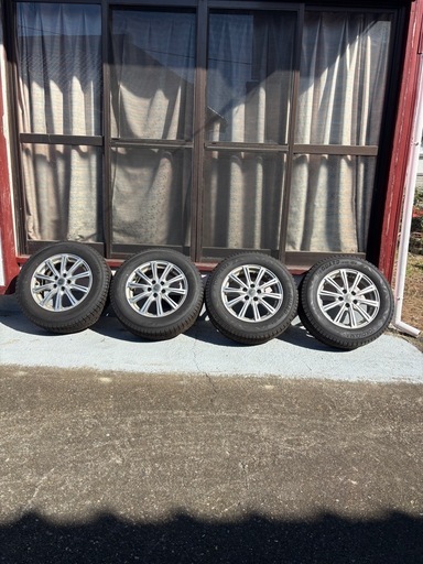 195/65-15バリ山スタッドレスヨコハマアイスガードIG80e+ 9.5分山