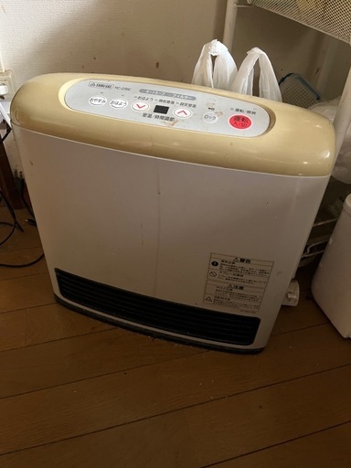 【新品未使用品】　ガスファンヒーター　リンナイ　都市ガス　ガスホース付 西部ガス リンナイ ガスファンヒーター 都市ガス用 (みや) 桜坂の季節、空調家電