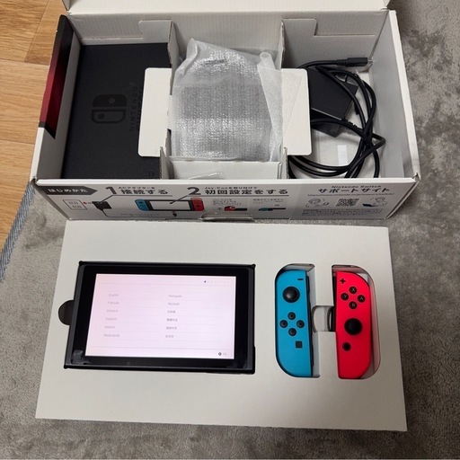 任天堂スイッチ 本体とプロコン2個セット＋128GB SDカード入り (こう