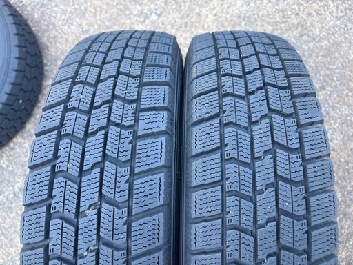 155/65R14 2023年 GOODYEAR ICE NAVI 7 スタッドレス 14インチ アルミ