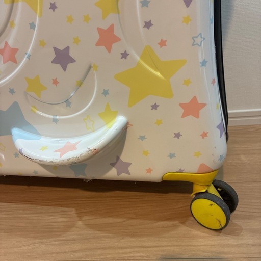 NORICCO キッズキャリー 乗れるスーツケース 星柄 カバー付ノリッコ