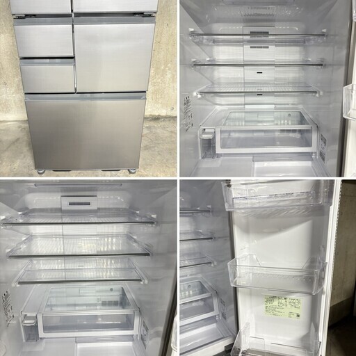 1350 ⭐️最安値⭐️2023年製 SHARP 大型冷蔵庫 500L強 6ドア 極美品