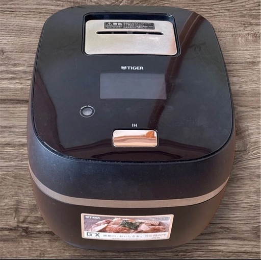 美品】タイガー土鍋圧力IH炊飯ジャーTHE炊きたて5.5合炊きJPX-102X KS