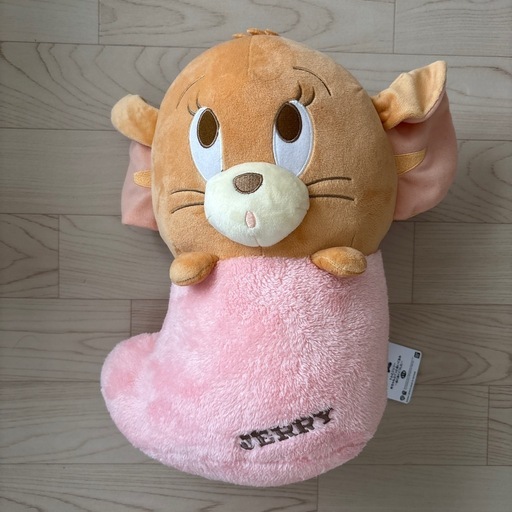 昭和レトロ　タグ付き　トムとジェリー　ぬいぐるみ　ジェリー　1991　日本製 新品タグ付き】トムとジェリー めちゃもふぐっとぬいぐるみ〜ぬくぬく
