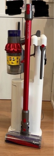 Dyson V10 コードレス掃除機 収納スタンド・付属品付き (ブラウニー