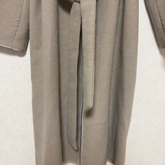 FRAY I.D フレイアイディー　グレージュ ロングコート　ウールコート　チェスターコート ベルト付き の画像