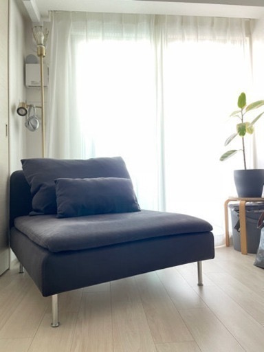 IKEA SÖDERHAMN/ソーデルハムン イケア 1人掛けソファ ダークグレー