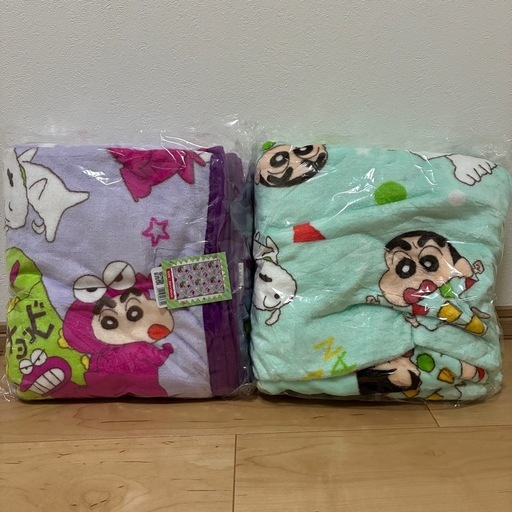 新品 クレヨンしんちゃん 大判 ブランケット 毛布 (きき) 西大垣の寝具
