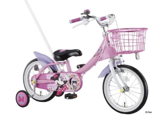 ミニーマウス 14インチ 子供用自転車 (メブ ) 中頭の折りたたみ自転車