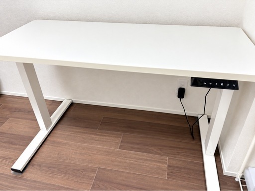 美品】FlexiSpot EF1 電動昇降デスク ホワイト メモリー機能付き