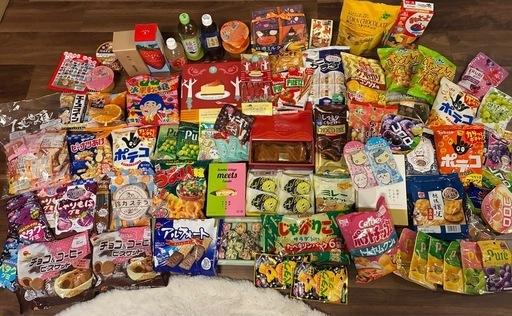 お菓子、飲み物等80点セット (S) 深江橋の食品の中古あげます・譲り