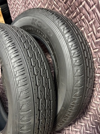 78番 軽トラ・箱バン用中古ブリヂストンタイヤ2本 (サクサク工場) 崇福