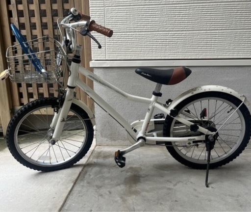 受け渡し限定】18インチ 子供用自転車（譲渡証明書あり・動作良好