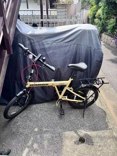 ハマー｜HUMMER 折りたたみ自転車 FDB206FAT-BIKE Beige 13284-05