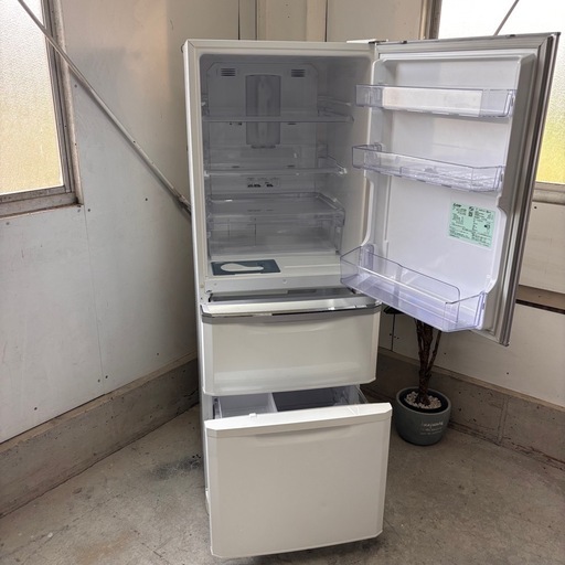 三菱電機冷蔵庫 335L 右開き 3ドア MR-C34Y-W MITSUBISHI ELECTRIC