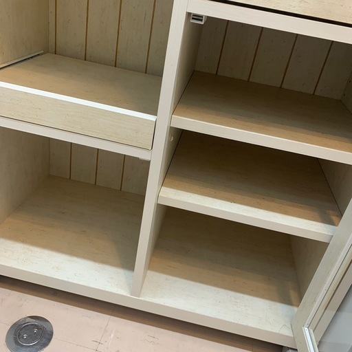 美原店 ニトリ カウンターワゴン リズバレー フレンチカントリー風